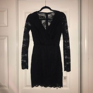 B. Darlin Black Lace Dress